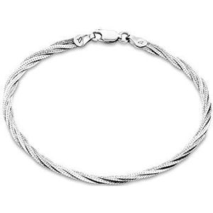 Amor Armband 925 Sterling Zilveren Damesarmsieraad, 19 cm, Zilver, Wordt Geleverd In Geschenkverpakking, 2016486