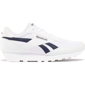 Reebok REEBOK REWIND RUN uniseks-volwassene Sneaker,WHITE/VECTOR NAVY/BARELY GREY,39 EU