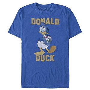 Disney Classic Mickey - Donald Duck Unisex Crew neck T-Shirt Bright blue XL