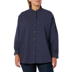RISA Dames overhemd teylon 25326389, marine, XL, marineblauw, XL