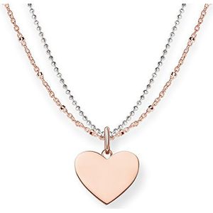 THOMAS SABO Damesketting Love Bridge hart 925 sterling zilver lengte 40-45 cm LBKE004-415-12-L45v