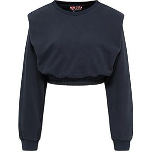 jopida Sweatshirt voor dames, donkerblauw, XS