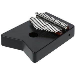 LP Latin Percussion Kalimba Pentatonic, duimpiano, Siam Eik behuizing, 17 metalen rieten, C pentatonische toonladder, diepe kersen afwerking, LP0217DC