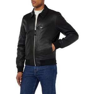 Schott NYC Lcmayfair leren jas voor heren, Zwart, L