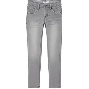 NAME IT Boy Jeans Superzachte Slim Fit, Medium Grey Denim, 128 cm