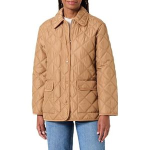 GANT Gewatteerde jas met koord trim, Warm kaki., S