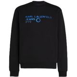Karl Lagerfeld - Eclipse - Sweatshirt - Zwart - Regular Fit