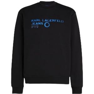 Karl Lagerfeld - Eclipse - Sweatshirt - Zwart - Regular Fit