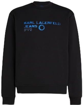 Karl Lagerfeld - Eclipse - Sweatshirt - Zwart - Regular Fit
