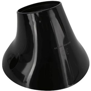 E27 zwarte kunststof lampfitting, perfect om een moderne en elegante flair aan uw kamers te geven. Compatibel met E27-lampen, duurzaam en eenvoudig te installeren.