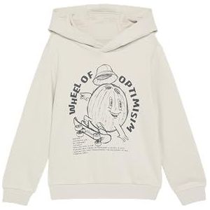 s.Oliver Junior Sweatshirt met capuchon voor jongens met print op de voorkant, 330, 104-110
