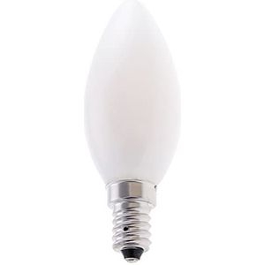 Opal LED Filament Bulb, Olive C35, 6W / 806lm, E14 fitting, 3000K