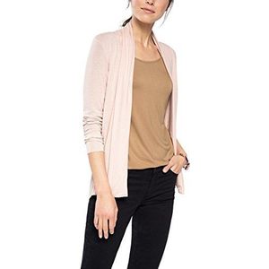 ESPRIT Collection Dames shirt met lange mouwen viscose mix, roze (nude 685), XXL