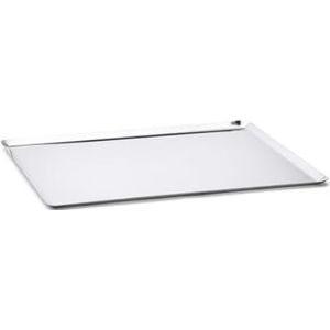 De Buyer Rechthoekig dienblad roestvrij staal, zilver, 38 x 27,99 x 0,99 cm