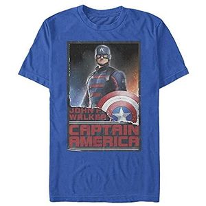 Marvel The Falcon and the Winter Soldier - Stand Tall Cap Unisex Crew neck T-Shirt Bright blue 2XL