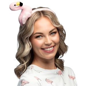 Boland 52539 - Tiara Flamingo, hoofdband voor carnavals- en vrijgezellenfeest kostuums, kostuum accessoire