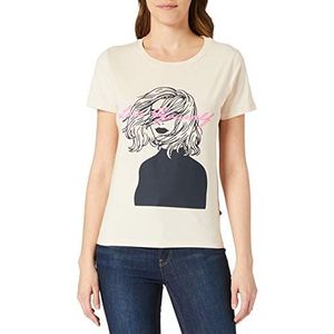 LTB Jeans Dames Wosita T-shirt, Whisper Pink 3385, S