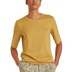CALIDA Favourites Paisley T-shirt voor dames, Zuivere geel., 40/42 NL