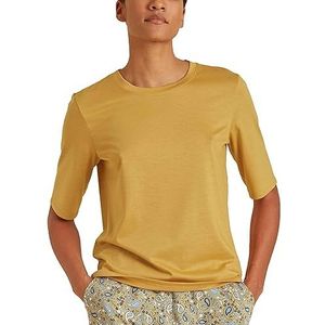 CALIDA Favourites Paisley T-shirt voor dames, Zuivere geel., 48/50 NL