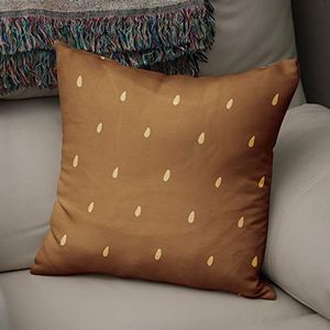 BonaMaison Decoratieve Kussensloop, Bruine tinten Kussenhoezen Bank, Zitkussen, Decoratieve Kussenhoesjes, Kussensloop; Sofa, Slaapkamer, Kantoor, Auto 50x50 Cm - Ontworpen en vervaardigd in Turkije