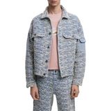 Desigual - Gemêleerde Spijkerjas - Multicolor - Regular Fit - Lang