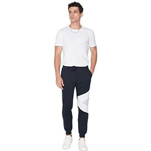 Trendyol Heren TMNSS20EA0022 Joggingbroek, Marineblauw, M, marineblauw, M