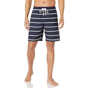 Amazon Essentials Heren Zwembroek van 23cm met Gaasvoering, Zakken en Trekkoordsluiting, blauw, XL