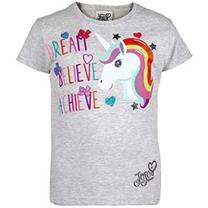 JoJo Siwa Unicorn Dream Meisjes T-shirt Heather Grijs 116 | Ages 5-15, Kinderkleding, YouTube Electro Pop Music Kids Top, Tweens & Teens Maten, Idee van de Gift