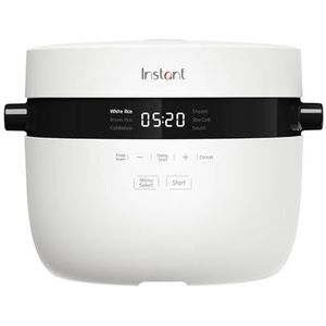 Instant rijstkoker en stoompan, automatische, veelzijdige rijstkoker, stoompan en sautepan/braadpan, afneembare, vaatwasmachinebestendige pan (12 kopjes/2,8 l), tot 20 porties