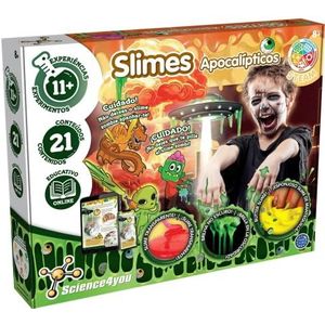 Slime Apocalypse kit voor kinderen, slijmset met fluffly, boterslijm, zombie-drijfzand en nog veel meer, speelgoed, spelletjes en slijmcadeaus voor meisjes en jongens van 8+ jaar