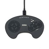 Numskull Officiële SEGA Mega Drive Controller Draadloze Oplader Pad - 10W Snelle Qi Charger voor alle Qi Draadloze apparaten