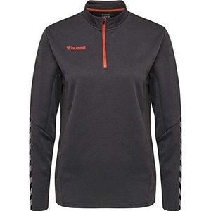 Hummel Hmlauthentic sweatshirt met halve ritssluiting voor dames