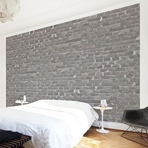 Apalis Betonbehang vliesbehang betontegels fotobehang breed | vliesbehang wandbehang wandschilderij foto 3D fotobehang voor slaapkamer woonkamer keuken | meerkleurig, 106114