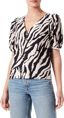 Object - Jacira - Blouse - V-hals - Korte Mouwen - Normale Pasvorm