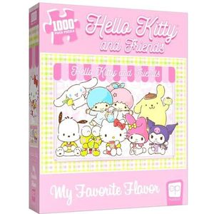 The OP USAopoly - Hello Kitty and Friends puzzel: ""My Favorite Flavor"" - Puzzel met 1000 stukjes - Eindformaat 49 x 68 cm - Leeftijd 8+ - Engels