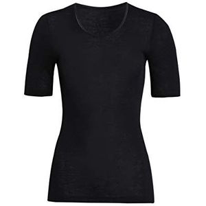 Susa Angora onderhemd voor dames, zwart, S