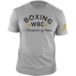 adidas T-shirt, WBC Boxing, grijs
