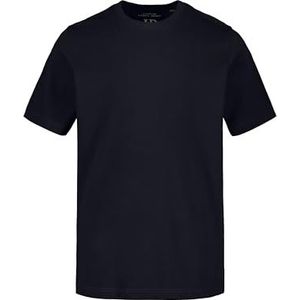 JP 1880 Heren grote maten grote maten Menswear L-8XL T-shirt, basic, ronde hals, gekamd katoen, tot 10 XL 702558, donkermarine, XL