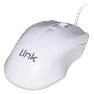 USB-Muis - Wit - Optische Sensor - Voor Notebook of PC