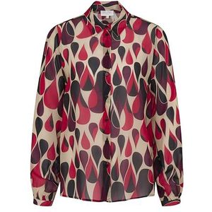 bugatti Vrijetijdsblouse voor dames, 1:1 mouw, beige-50, 36