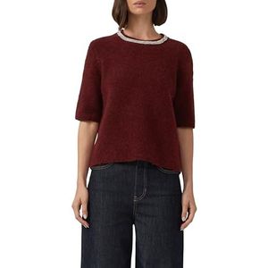 Gebreide Trui - Zacht - Korte Mouwen - Wolmix - Normale Pasvorm