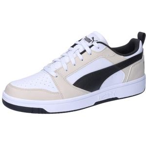 PUMA Unisex Rebound V6 Low Sneaker, Alpine Snow New Navy PUMA Wit, 39 EU