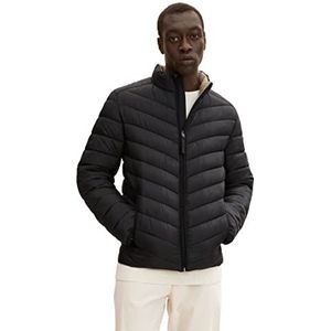 TOM TAILOR Uomini Lichtgewicht gewatteerde jas 1031474, 29999 - Black, S