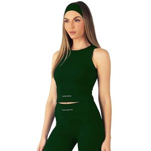 Carlheim Women's Serenita Active Collection Tank top, Forest Green, Medium