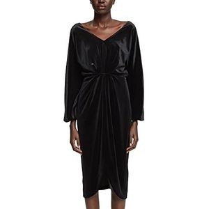 ESPRIT Collection Dames 112EO1E344 jurk voor speciale gelegenheden, 002/BLACK 2, XL, 002/Black 2, XL