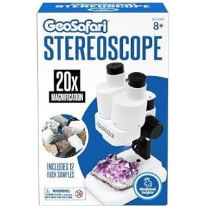 Learning Resources GeoSafari Visie 3D Voorwerpen Omhoog Dichtbij Stereo Microscoop, 20X Vergroting