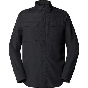 The North Face - L/S Sequoia Shirt - Overhemd - Zwart - 100% Polyamide