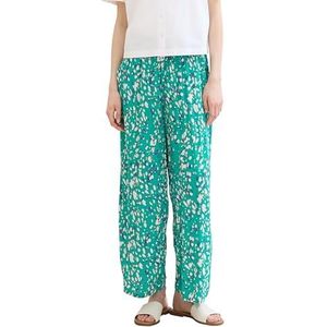 TOM TAILOR Denim Culotte damesbroek, 35333 - Abstract Green Dot Print, XL