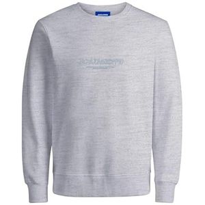 Jack & Jones Jorbronx Sweat Crew FST, Helder wit/detail: gemêleerd, S