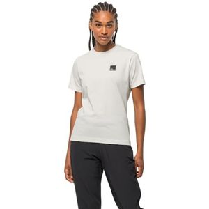 Jack Wolfskin Switte T-shirt, zilver/grijs, XL dames, Zilver/Grijs, XL